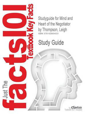 Picture of Outlines & Highlights for Mind and Heart of the Negotiator b