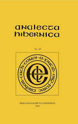 Picture of Analecta Hibernica.  No. 45, Includ