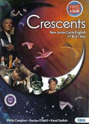 Picture of Crescents New Junior Cycle English 2nd and 3rd Year with free eBook EDCO