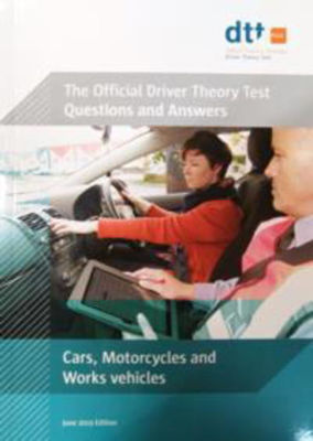 Picture of Driver Theory Test Book : Cars, Motorcycles & Work Vehicles 2019