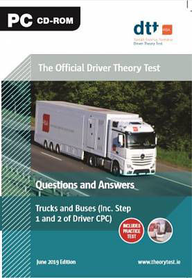 Picture of Driver Theory Test CD-Rom: Truck & Bus 2019 ed