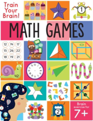 Picture of Train Your Brain: Math Games : (brain Teasers For Kids, Math Skills, Activity Books For Kids Ages 7+)