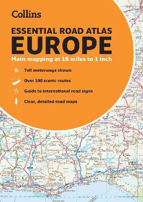 Picture of Collins Essential Road Atlas Europe: A4 Paperback