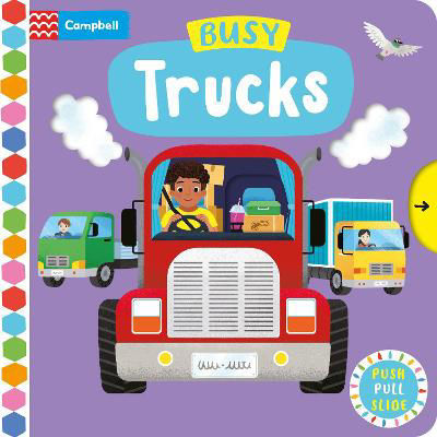 Picture of Busy Trucks Push and Slide Board Book