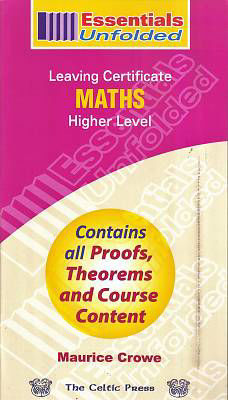 Picture of Essentials Unfolded - Maths Leaving Cert Higher