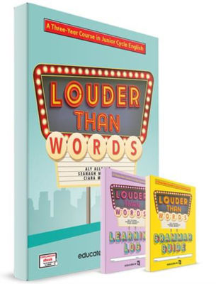 Picture of Louder than Words - Junior Cycle English - 3 Year Pack - Textbook, Learning Log & Grammar Guide