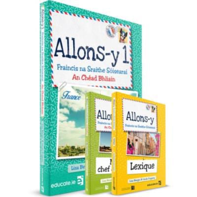 Picture of Allons-y 1 - Gaeilge Edition - Textbook, Mon chef d'oeuvre Book & Lexique