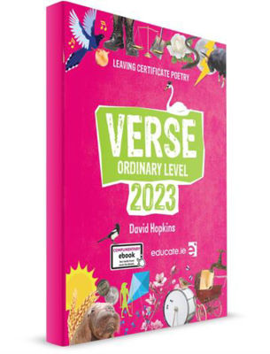 Picture of Verse 2023 - Leaving Certificate Ordinary Level Poetry