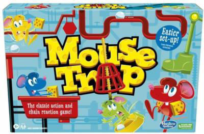 Picture of Classic Mouse Trap Board Game for Kids Ages 6 and Up,  for 2-4 Players