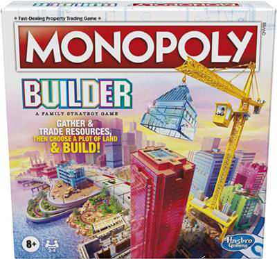 Picture of Monopoly Builder Board Game, Strategy Game, Family Game, Games for Children, Fun Game to Play, Family Board Games