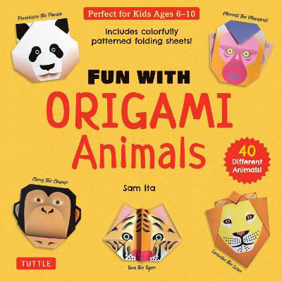 Picture of Fun with Origami Animals Kit: 40 Different Animals! Includes Colorfully Patterned Folding Sheets! Full-color Book with Simple Instructions (Ages 6 - 10)