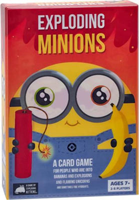 Picture of Exploding Minions by Exploding Kittens - Card Games for Adults Teens & Kids - Fun Family Games - A Russian Roulette Card Game