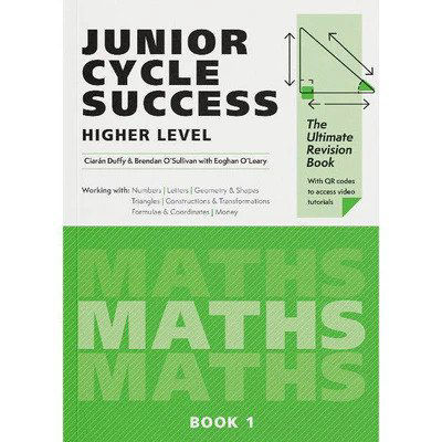 Picture of Junior Cycle Success Ultimate Revision Book - Maths Higher Level Book 1