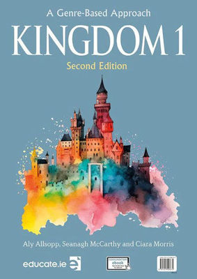 Picture of Kingdom 1 - Junior Cycle English - 2nd / New Edition (2024) - Textbook & Combined Portfolio & Grammar Primer Book Set