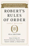 Picture of Robert's Rules of Order Newly Revised, 12th edition